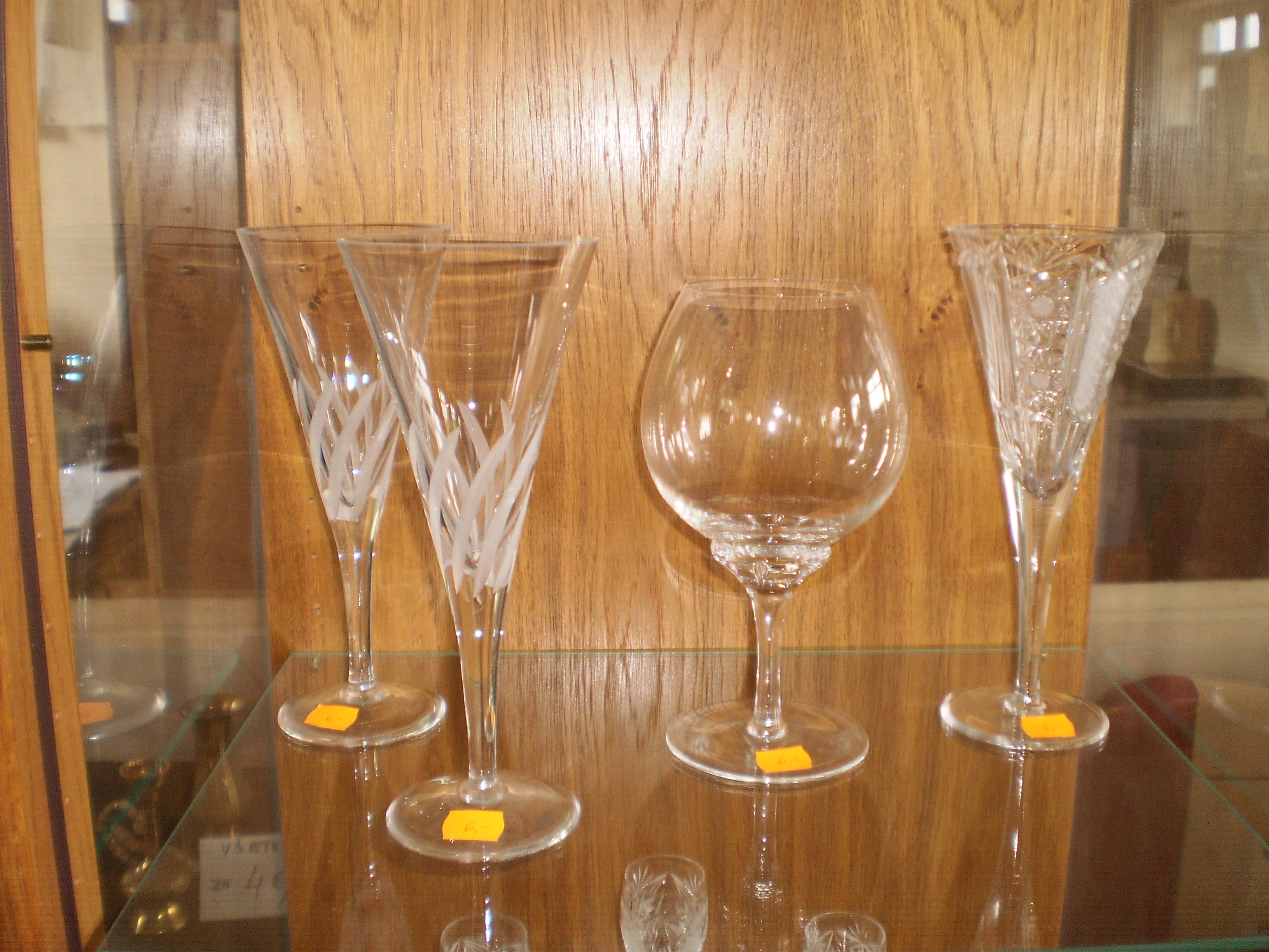 Veľké poháre na jubileá, rôzne tvary    6 €/ks
